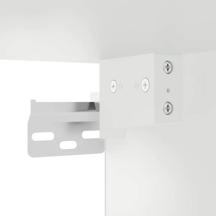 Produktbild VidaXL Küchen-Hängeschrank mit Glastür Lucca Räuchereiche Wandschrank Küche (40 x 31 x 60 cm)