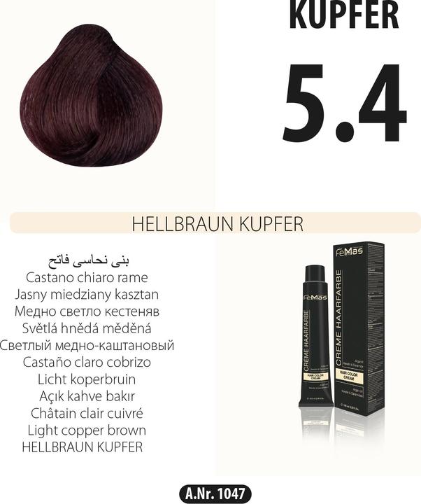 Produktbild FemMas (7.3) Haarfarbe Mittelblond Gold 100ml (Gold)