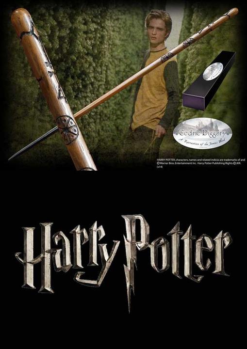 Actual product image Noble Collection Harry Potter Wand Cedric Diggory (Character Edition)