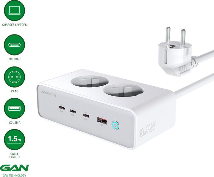 Produktbild 4smarts Desk Charger GaN (65 W)