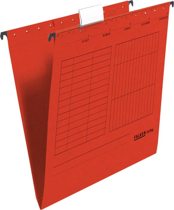 Actual product image Falken 25 suspension files UNIREG red (A4, 25 x)