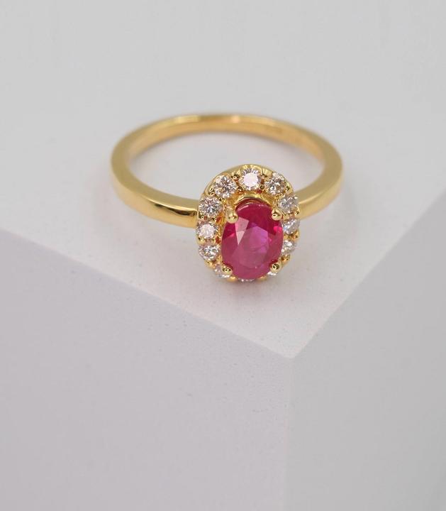 Actual product image Muau Ring (56, 950 Platinum)