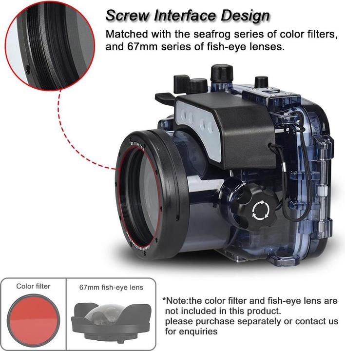 Actual product image Seafrogs SS-1 (Underwater housing, DSC RX100)