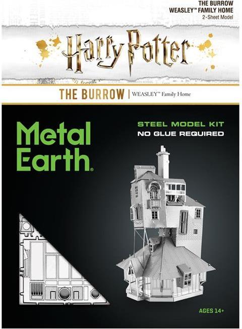 Actual product image Metal Earth Harry Potter The Burrow