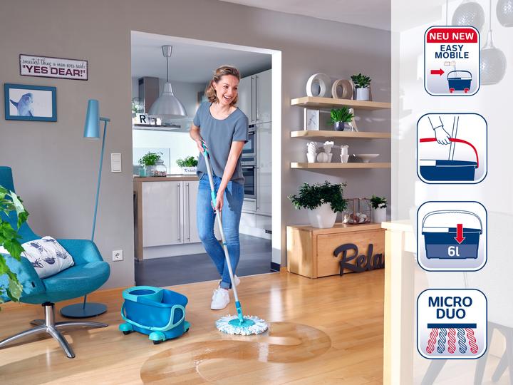 Produktbild Leifheit Set CLEAN TWIST Disc Mop Ergo Mobile (1 Stk.)
