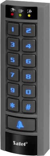 Actual product image No Name Satel Keyboard With Read. Int-Scr-Bl