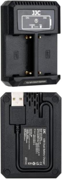Actual product image JJC Sony DCH NPF USB Dual Battery Charger
