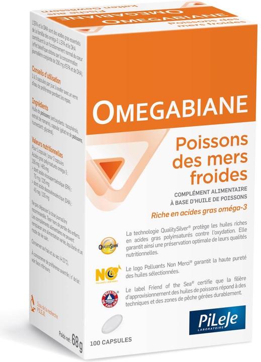 Produktbild Omegabiane Fischöl aus kalten Gewässern Kapsel (100 Stück, Kapseln, 106 g)