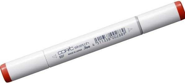 Actual product image Copic Sketch type E - 07 (E07 - Light Mahogany, 1 x)