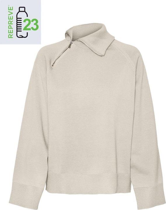 Image du produit Vero Moda Pull à col haut et demi-zip en maille (M)