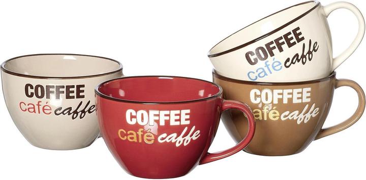 Produktbild Ritzenhoff & Breker Cafe au lait Becher Coffee tal (500 ml, 4 x)