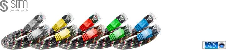 Immagine prodotto Wirewin Cavo di rete con rivestimento in nylon (STP, CAT6, 3 m)
