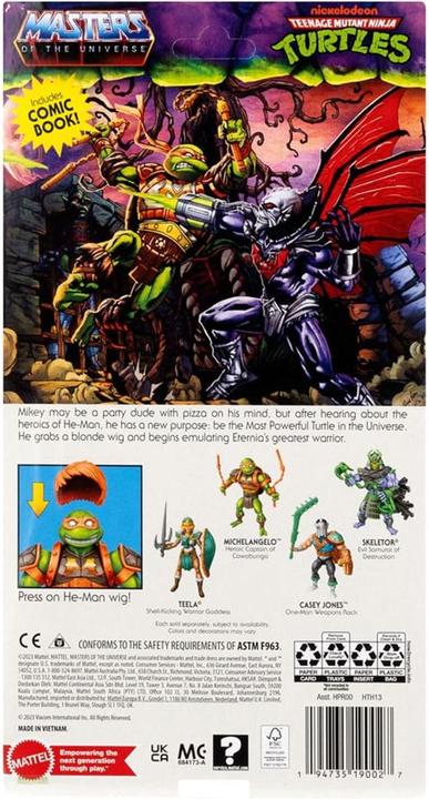 Actual product image Masters of the Universe Origins TOG Michelangelo (1)