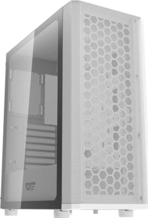 Actual product image Darkflash Tech Computer case Darkflash DK360 (white) + 4 fans (ATX, ITX)