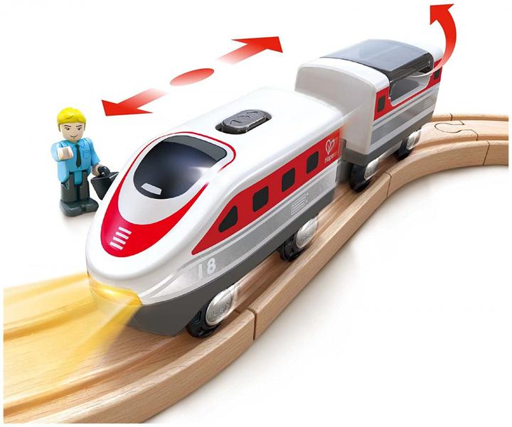 Actual product image Hape Battery operated intercity train set