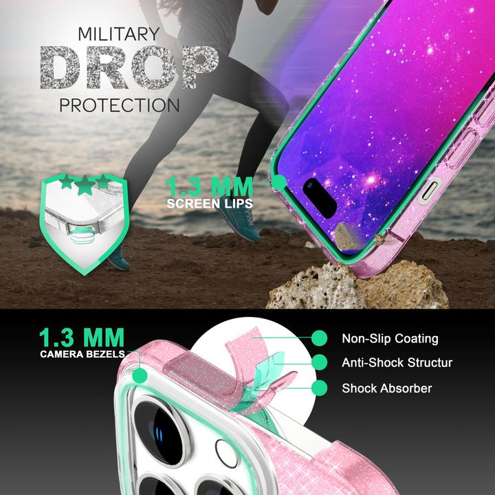 Immagine prodotto Nalia Copertina glitterata (Apple iPhone 14 Pro)