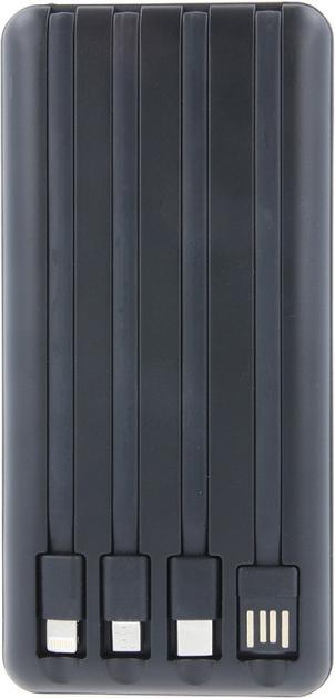 Actual product image Setty solar power bank SLR-100 10000 mAh black (10000 mAh, 17 W, 17 Wh)
