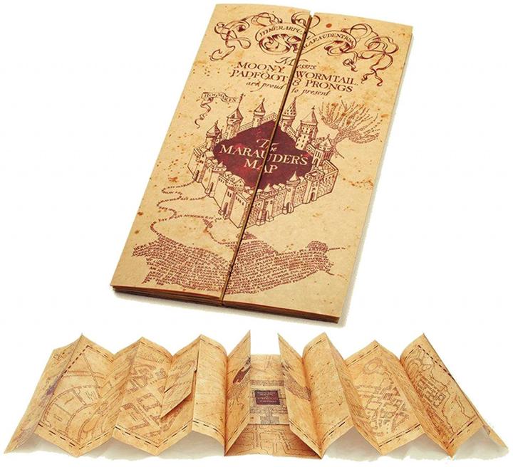 Noble Collection Harry Potter Replik 1/1 Die Karte des Herumtreibers (Deutsch)