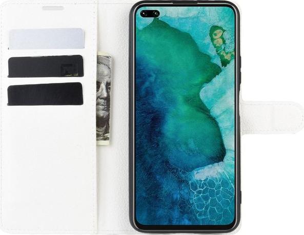 Actual product image MU Classic Litchi Leather Bookcover Series (Honor V30, Honor V30 Pro)