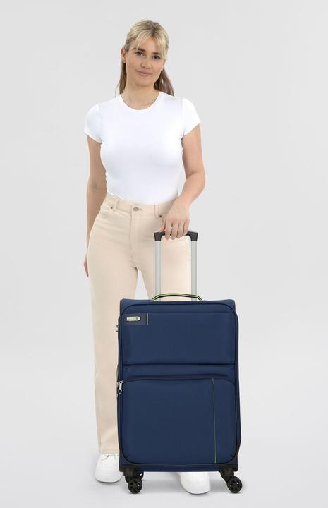 Produktbild D&N Travel Line 6704 4-Rollen Trolley 65 cm (61 l, L (90 - 115l))