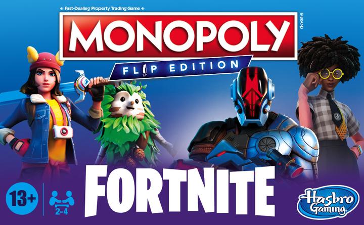 Immagine prodotto Hasbro Gaming Monopoly Flip Edition: Fortnite - gioco da tavolo dai 13 anni in su, Monopoly ispirato al videogioco