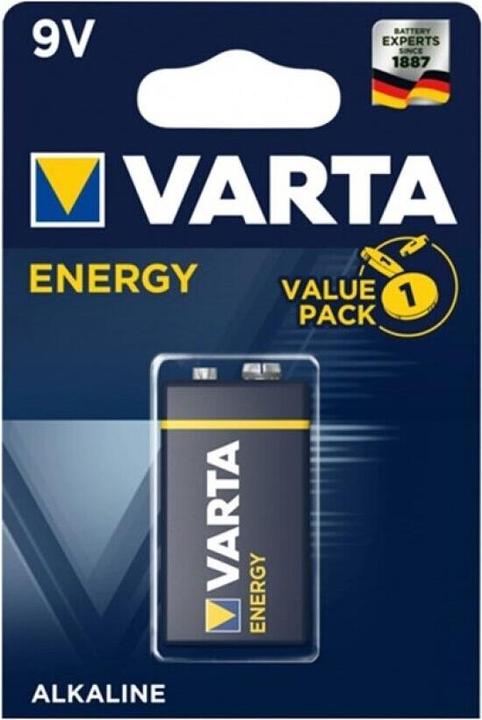 Actual product image Varta Energy 9V block (1 pcs., 9V Block, 565 mAh)
