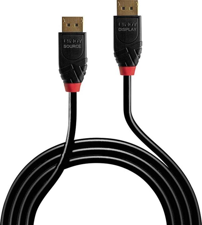 Actual product image Lindy DisplayPort - DisplayPort cable 5.1m black (41167) (5 m, DisplayPort)