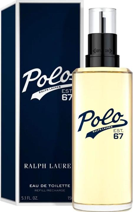 Actual product image Ralph Lauren Men's perfume Polo 67 EDT 150 ml recharge (Eau de toilette, 150 ml)