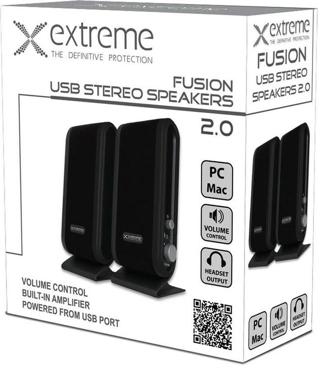 Image du produit Extreme XP102 Haut-parleur 2.0 canaux 4 W noir