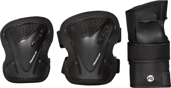 Image du produit Powerslide Schutzset Basic Kinder Tri-Pack XXS (XXS, Genouillère, Protège-poignets, Coudes)