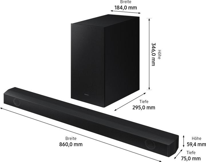 Image du produit Samsung HW-B550 (410 W, Canal 2.1)