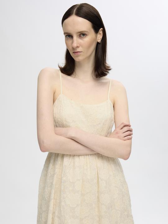 Actual product image Selected Femme Broderie Anglaise Midi Dress (40)