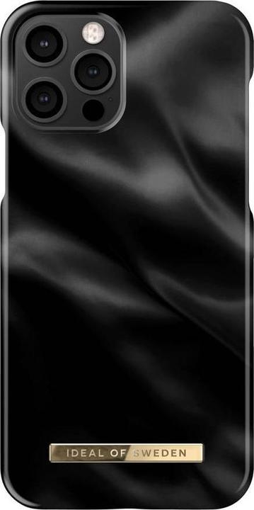 Produktbild iDeal Of Sweden Designer Hard-Cover Black Satin (Apple iPhone 12 Pro, Apple iPhone 12)