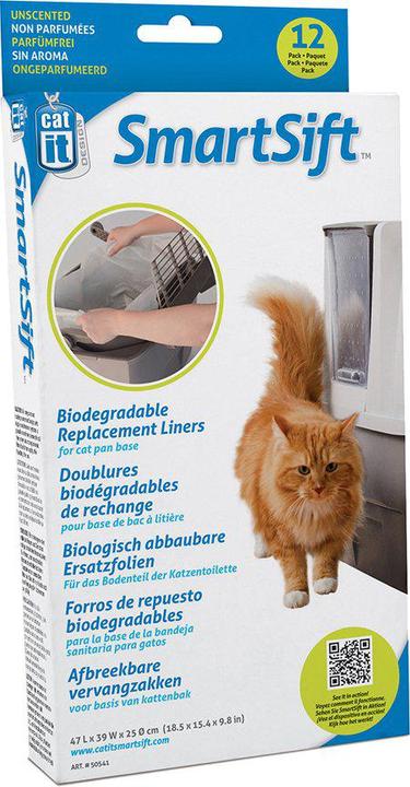 Catit Biodegradable Replacement Liners (Top) Smart Sift 12pcs - (775.1074)