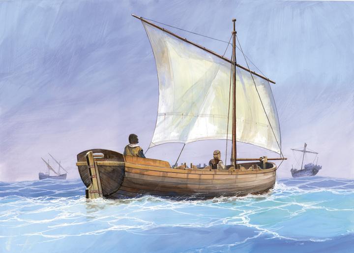 Immagine prodotto Carson 1:72 Barca di salvataggio medievale