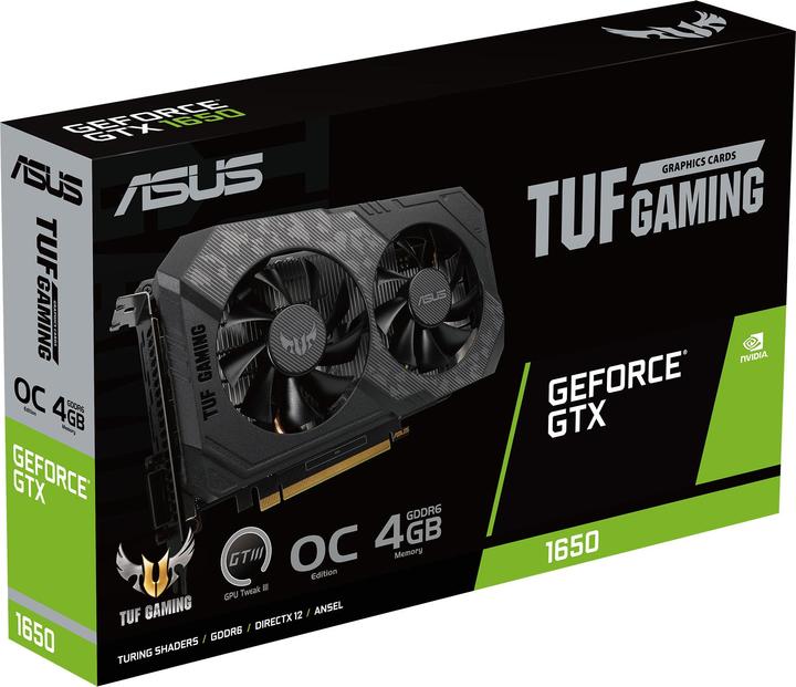Produktbild ASUS TUF Gaming GeForce GTX 1650 V2 OC Edition (4 GB)