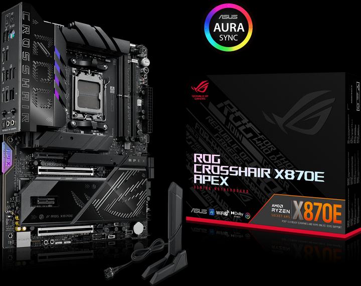 Produktbild ASUS Rog Crosshair X870e Apex (AM5, AMD X870, ATX)