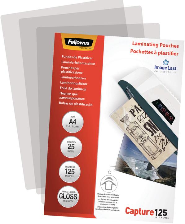Actual product image Fellowes Capture 125 (A4, 25 Piece, 125 µm)