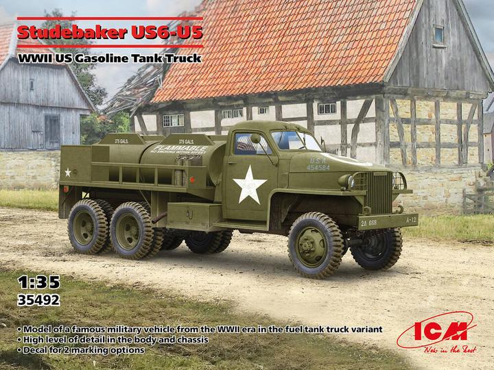 Image du produit ICM Studebaker US6-U5, WWII US Gasoline Tank Truck