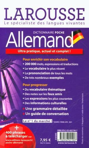 Actual product image Allemand : dictionnaire poche : français-allemand, allemand-français (Collectif, French)