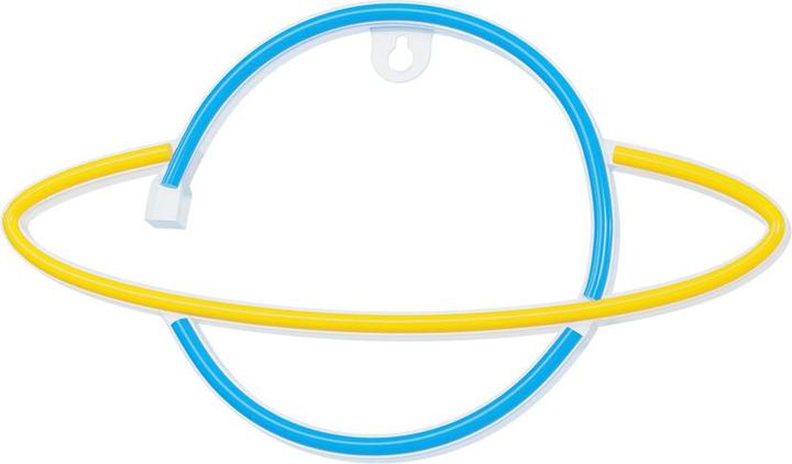 Produktbild Forever Light Neon LED Licht SATURN gelb blau Fledermaus + USB FLNE11