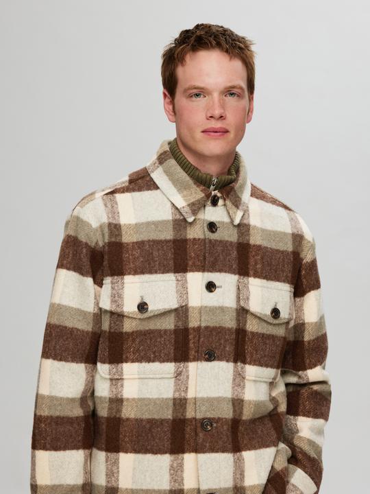Image du produit Selected Homme Shacket à carreaux (M)