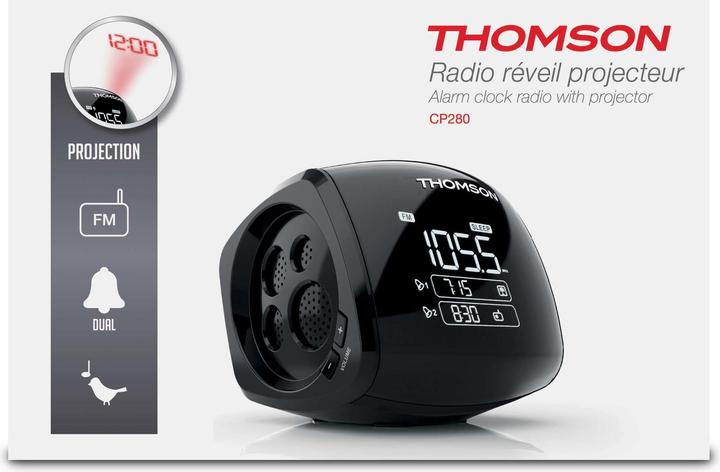 Produktbild Bigben Thomson Radiowecker CP280 TH753033 schwarz