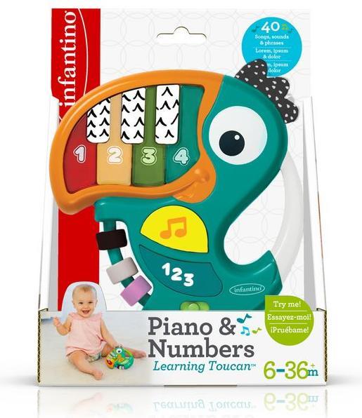 Produktbild Infantino Pädagogischer Klavier-Tukan