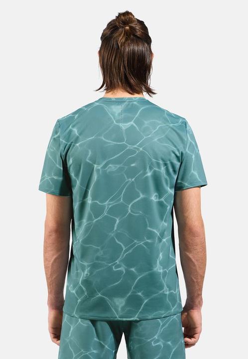 Produktbild Odlo T-shirt crew neck s/s ZEROWEIGHT CHILL-TEC PRINT (S)