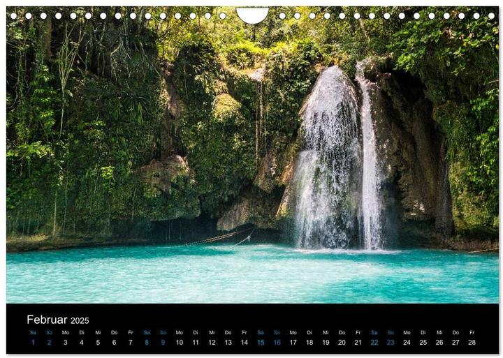 Produktbild Philippinen Foto Wandkalender 2025 (Wandkalender 2025 DIN A4 quer), Monatskalender (A4)