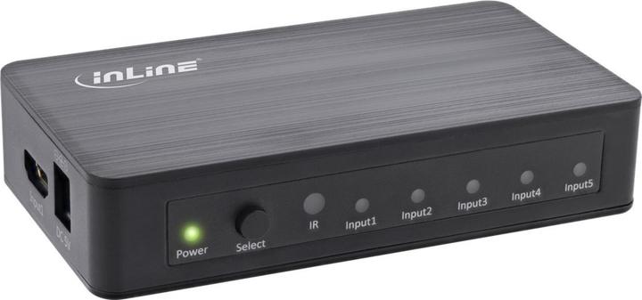 Produktbild InLine ® HDMI Switch, 5-fach, 4K2K@60Hz, HDCP 2.2