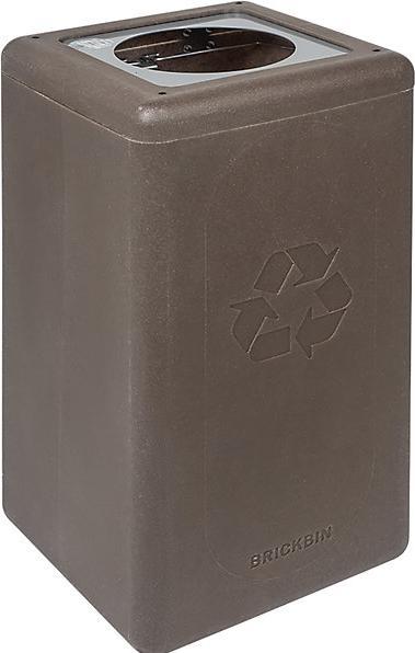 Produktbild kaiserkraft Wertstoffsammler BrickBin aus Kaffeesatz (65 l)