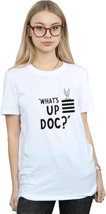 Image du produit Looney Tunes - T-shirt BUGS BUNNY WHAT'S UP DOC STRIPES - Femme (S)