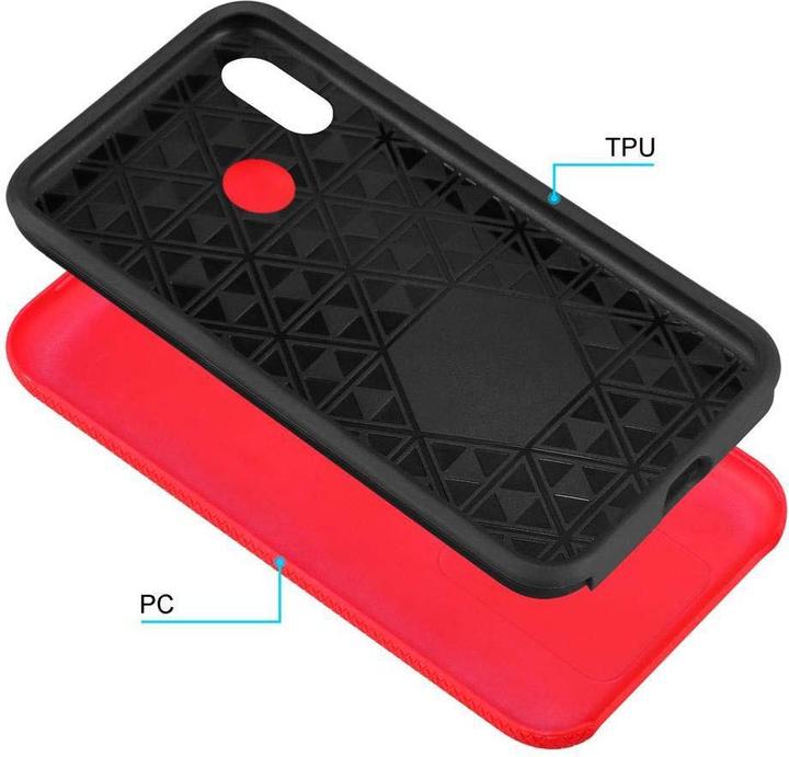 Actual product image Cadorabo Hybrid Triangle Cover (Huawei Nova 3E)